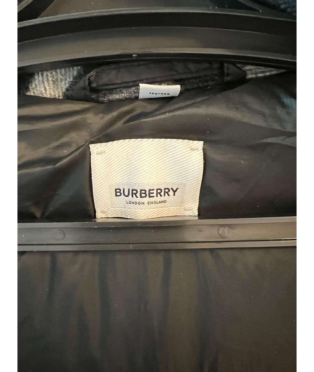 BURBERRY Черный пуховик, фото 6