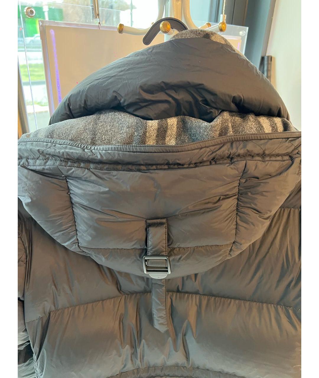 BURBERRY Черный пуховик, фото 7