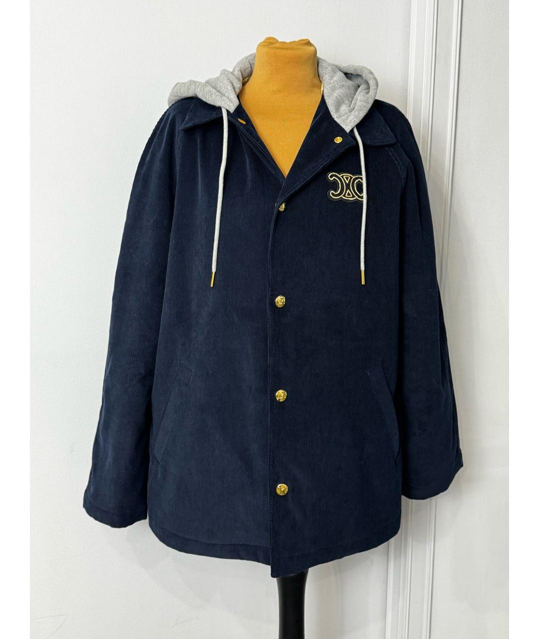 CELINE Темно-синяя куртка, фото 2