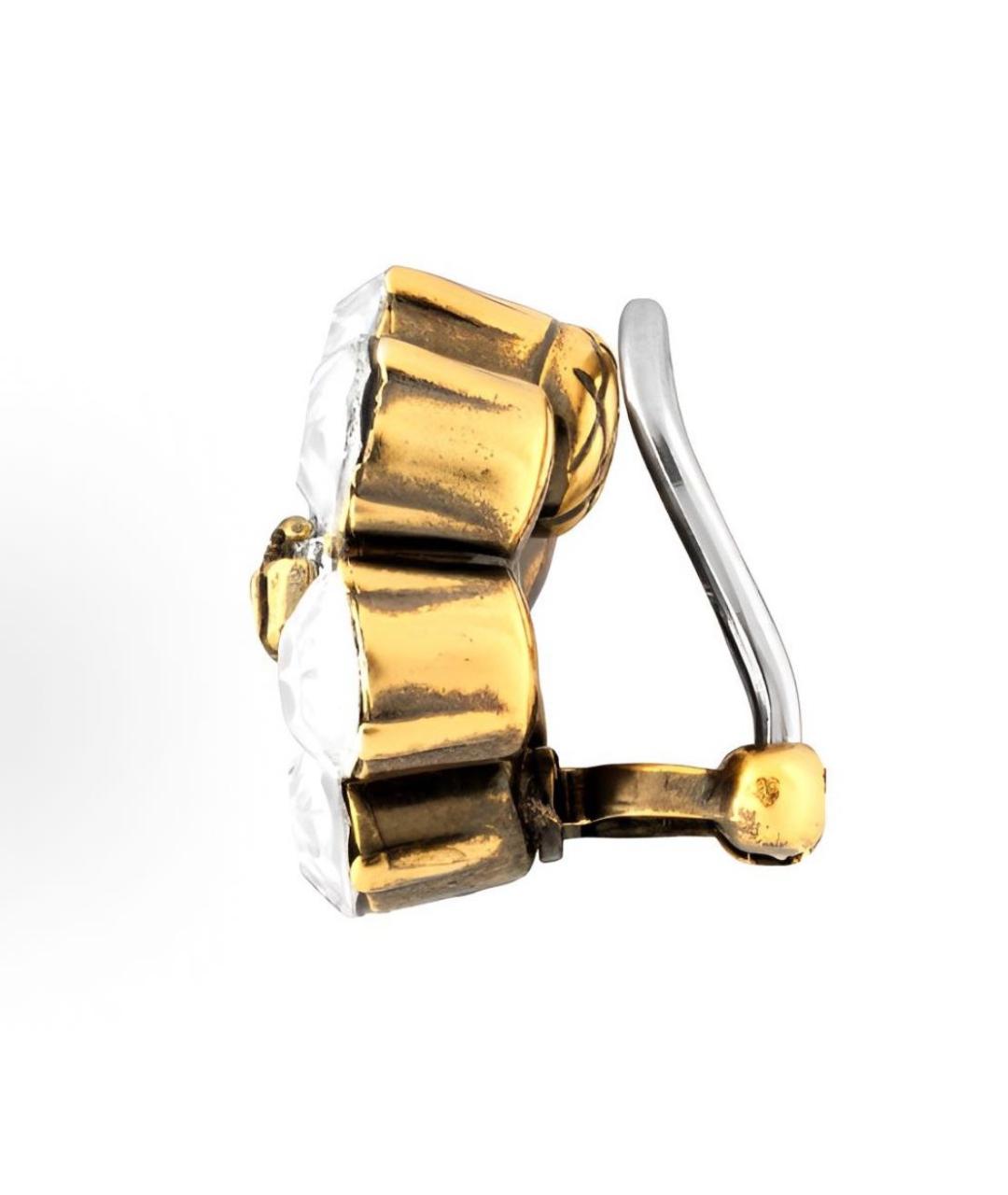 GUCCI Золотые металлические серьги, фото 2