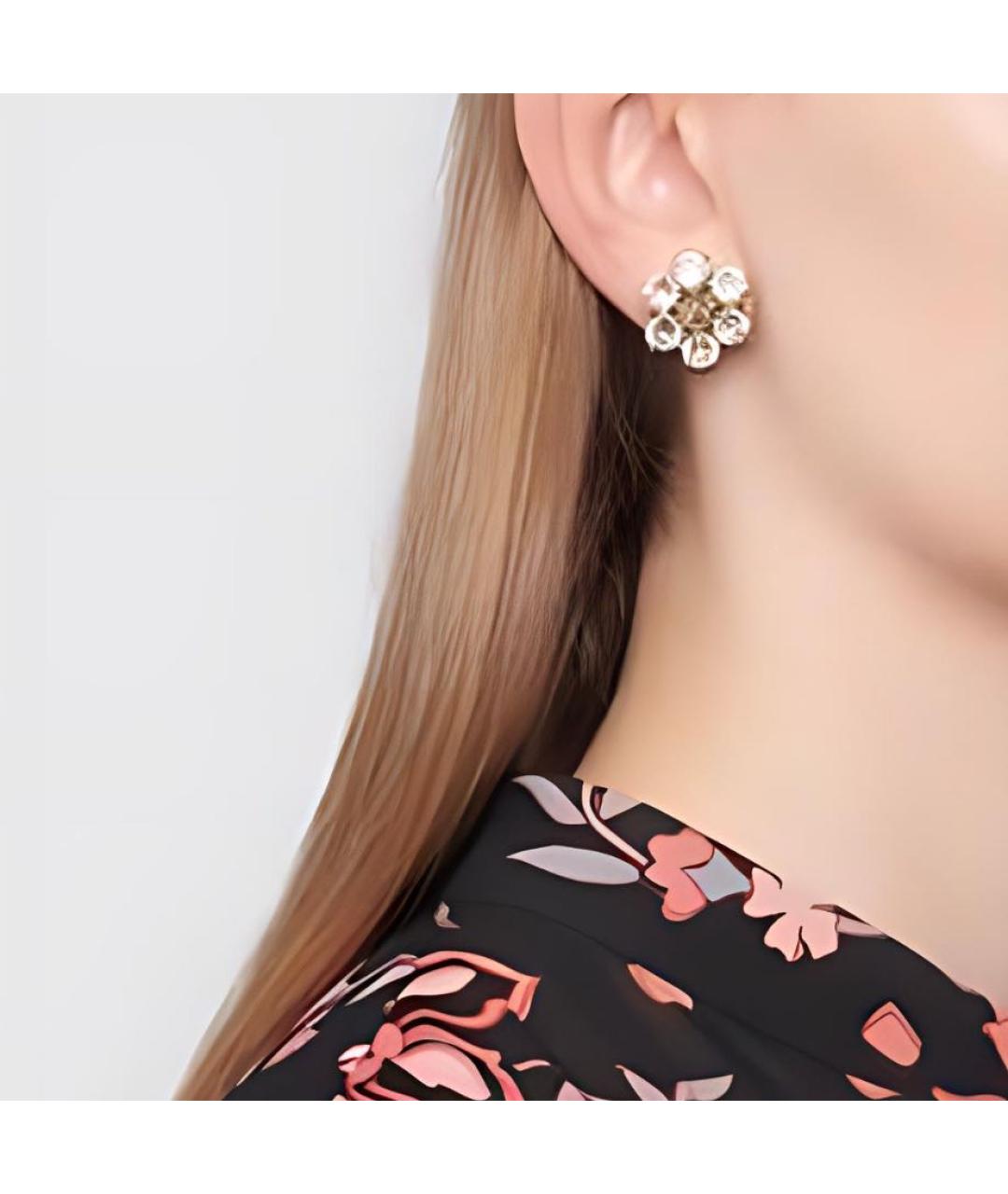 GUCCI Золотые металлические серьги, фото 3