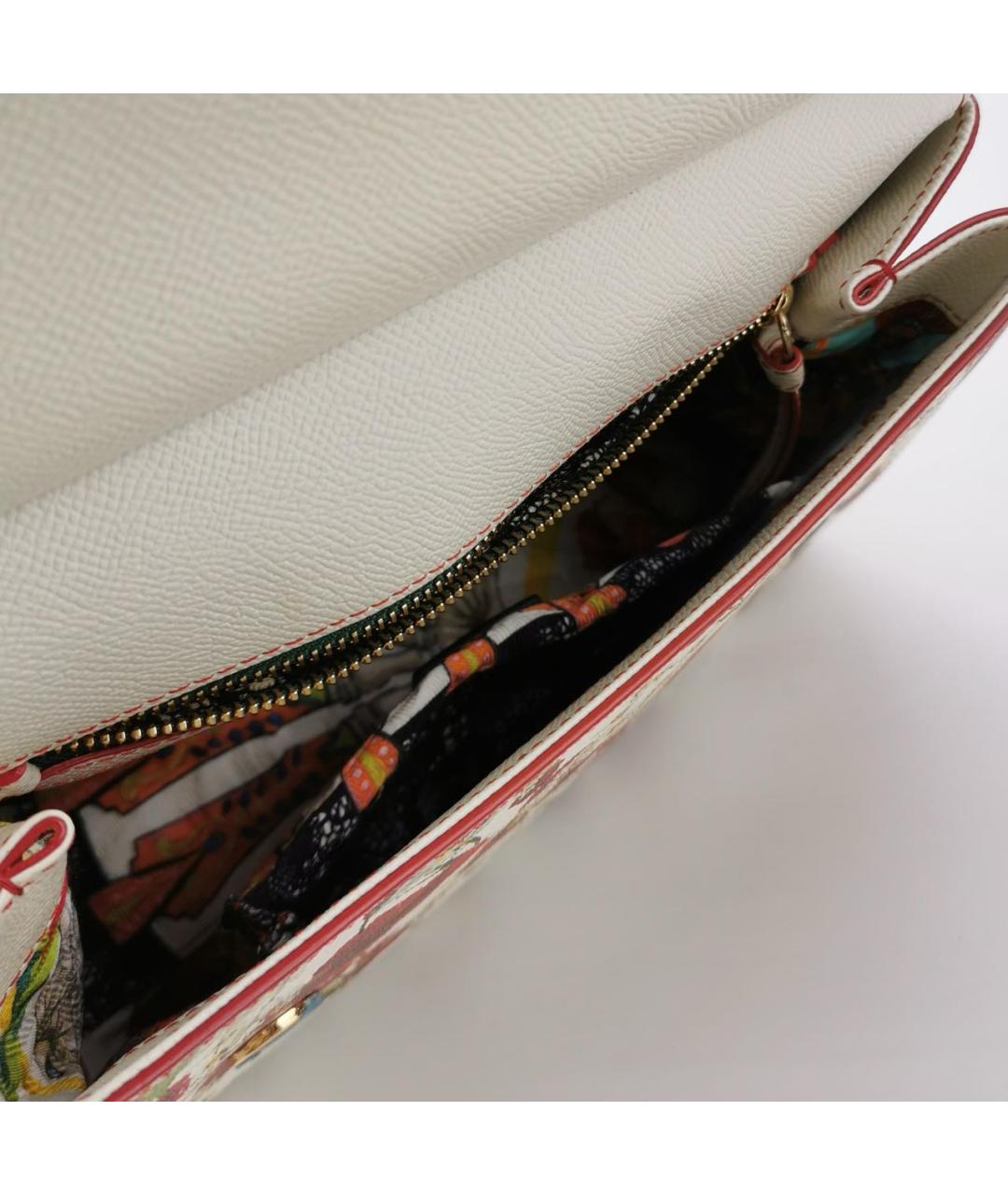DOLCE&GABBANA Мульти кожаная сумка с короткими ручками, фото 6