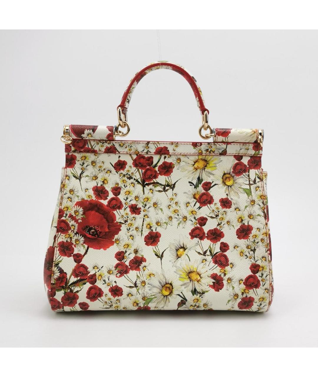 DOLCE&GABBANA Мульти кожаная сумка с короткими ручками, фото 4