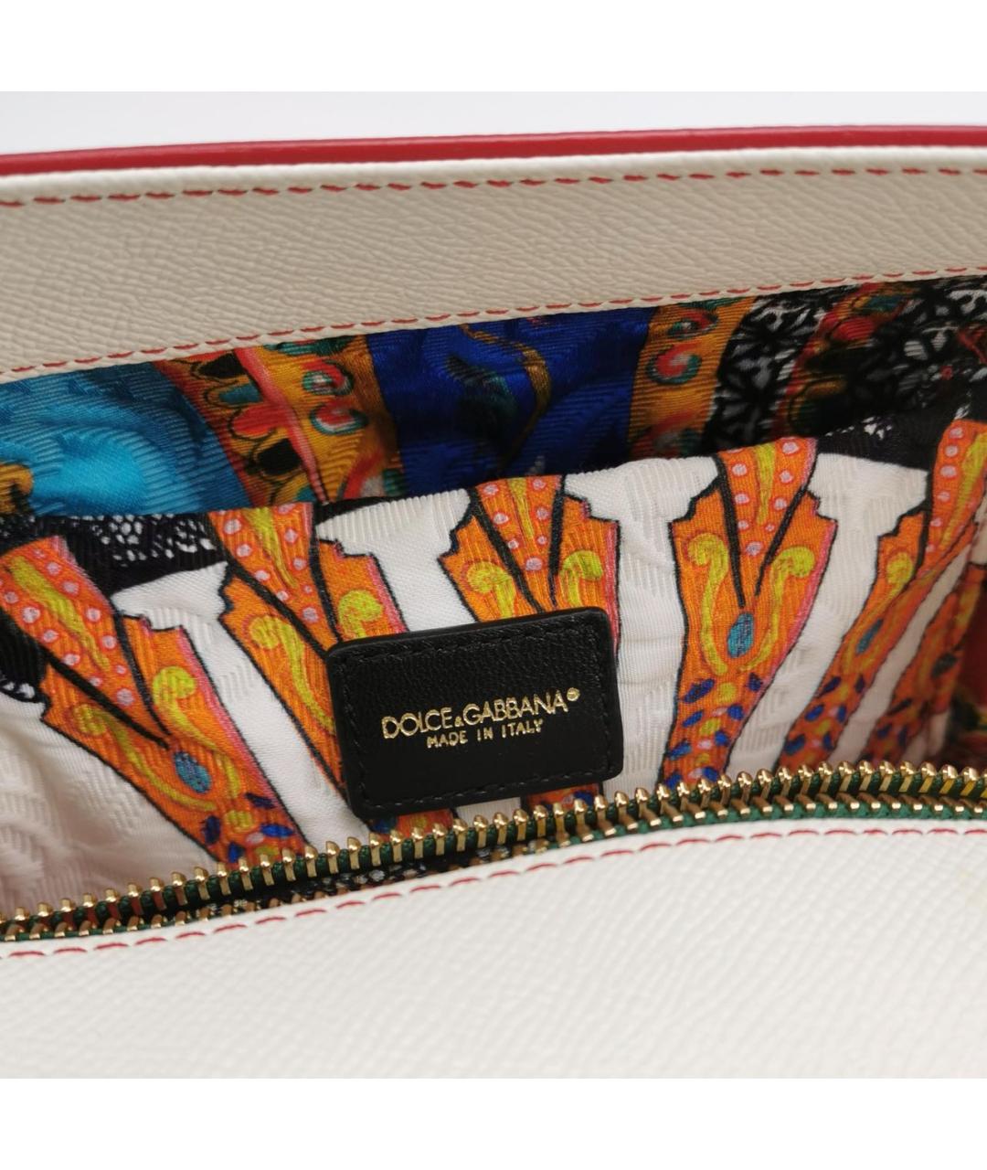 DOLCE&GABBANA Мульти кожаная сумка с короткими ручками, фото 7