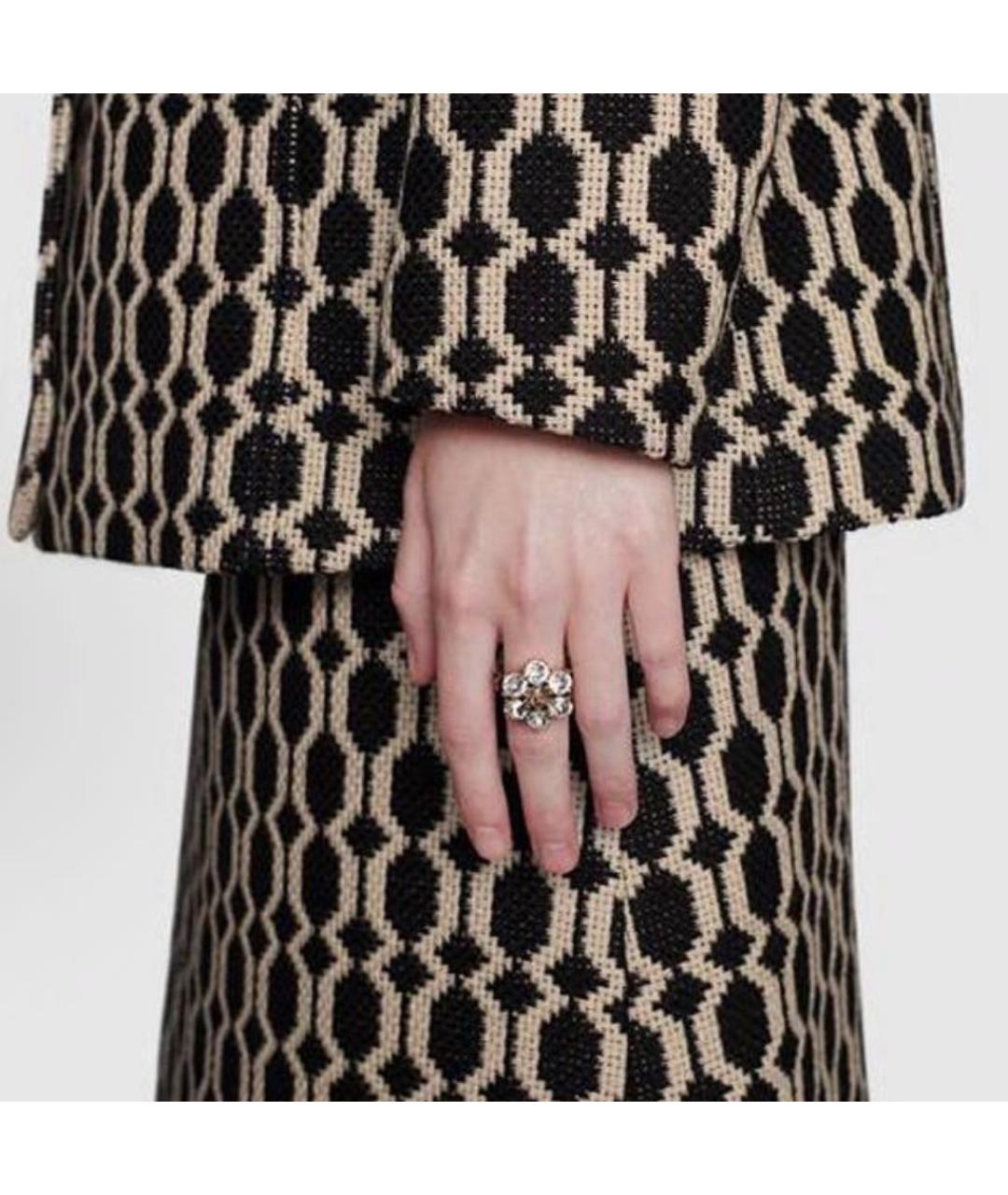 GUCCI Золотое металлическое кольцо, фото 5