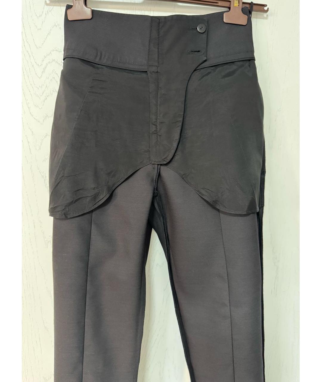 VALENTINO Черные прямые брюки, фото 3