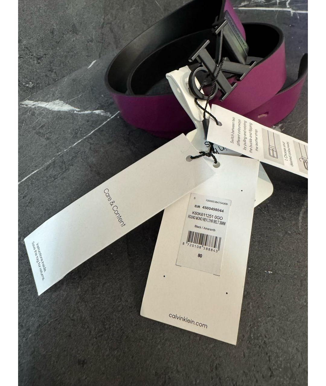 CALVIN KLEIN Мульти кожаный ремень, фото 4