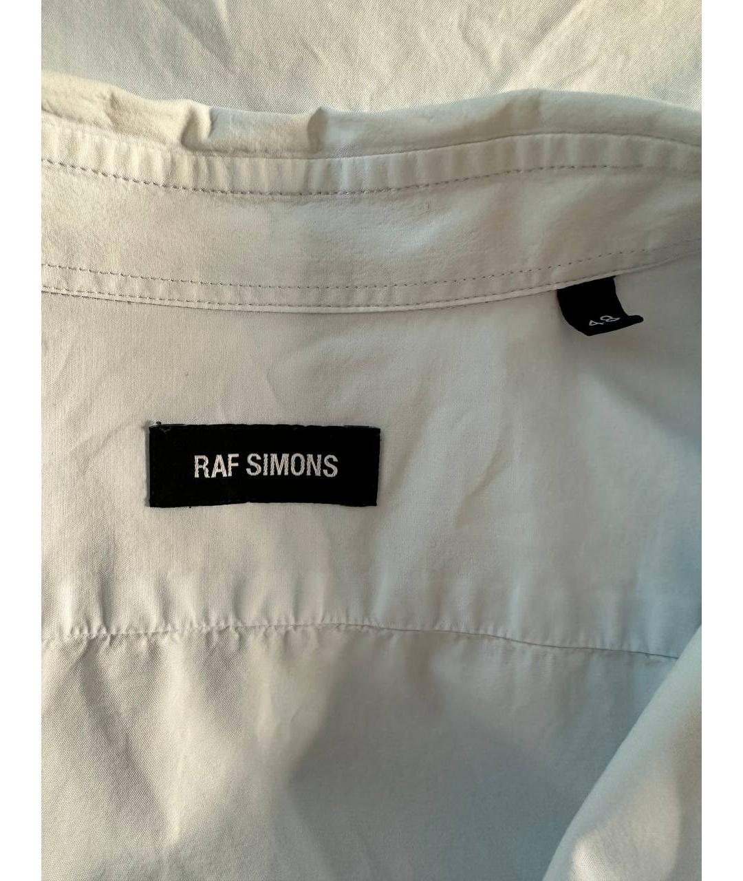 RAF SIMONS Белая хлопковая рубашка, фото 5