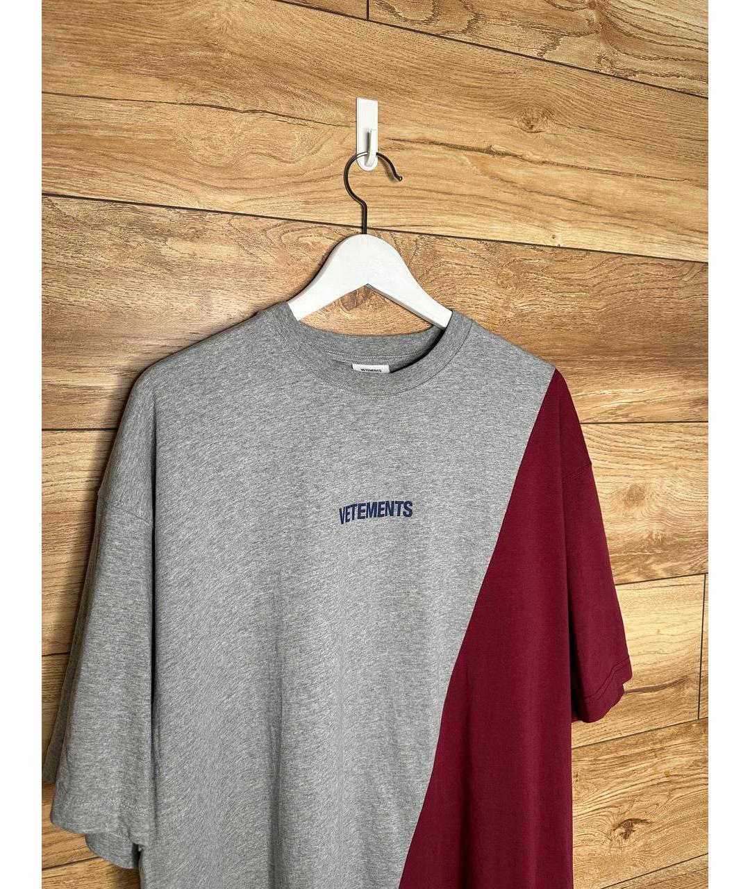 VETEMENTS Мульти хлопковая футболка, фото 3