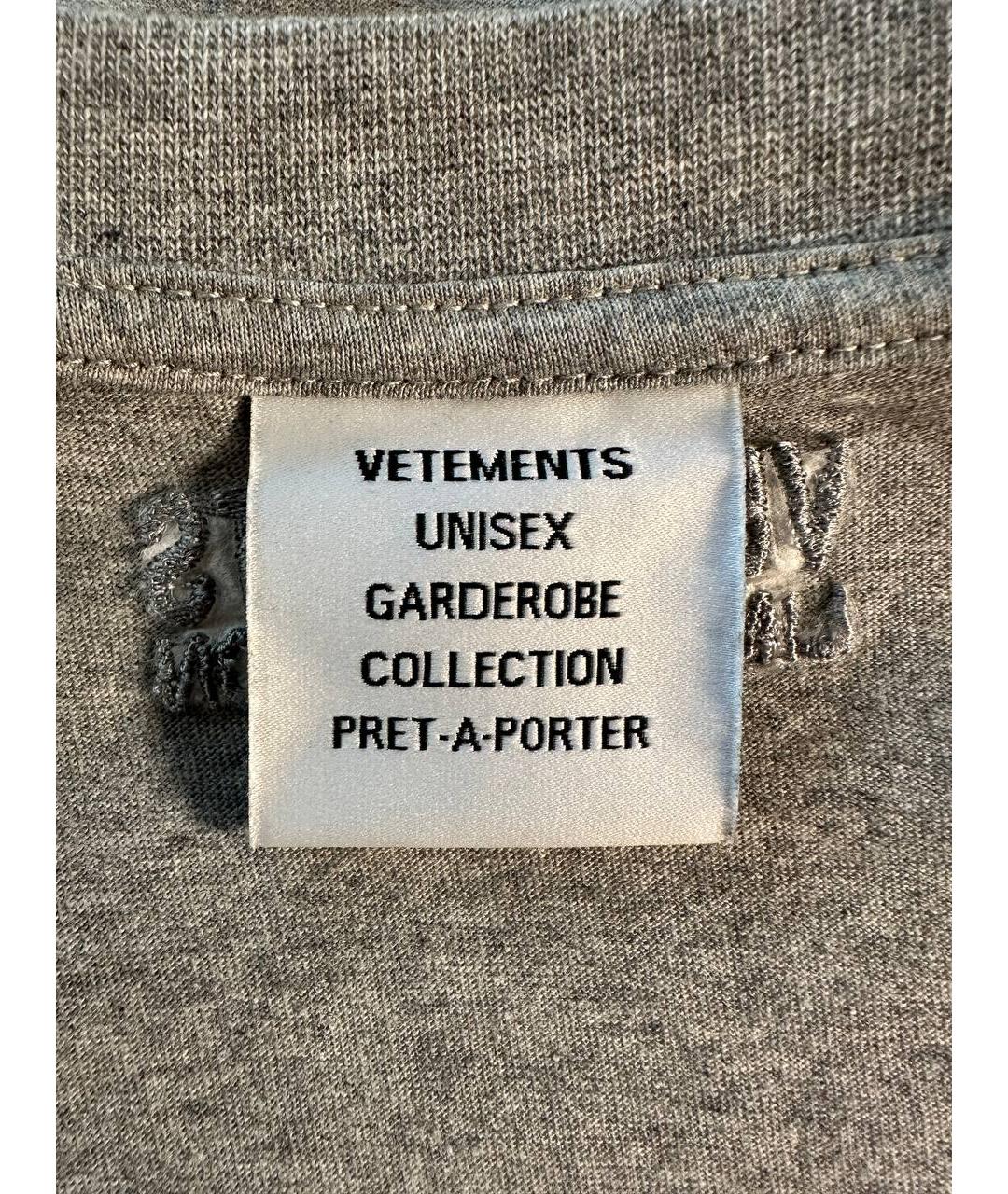 VETEMENTS Мульти хлопковая футболка, фото 6