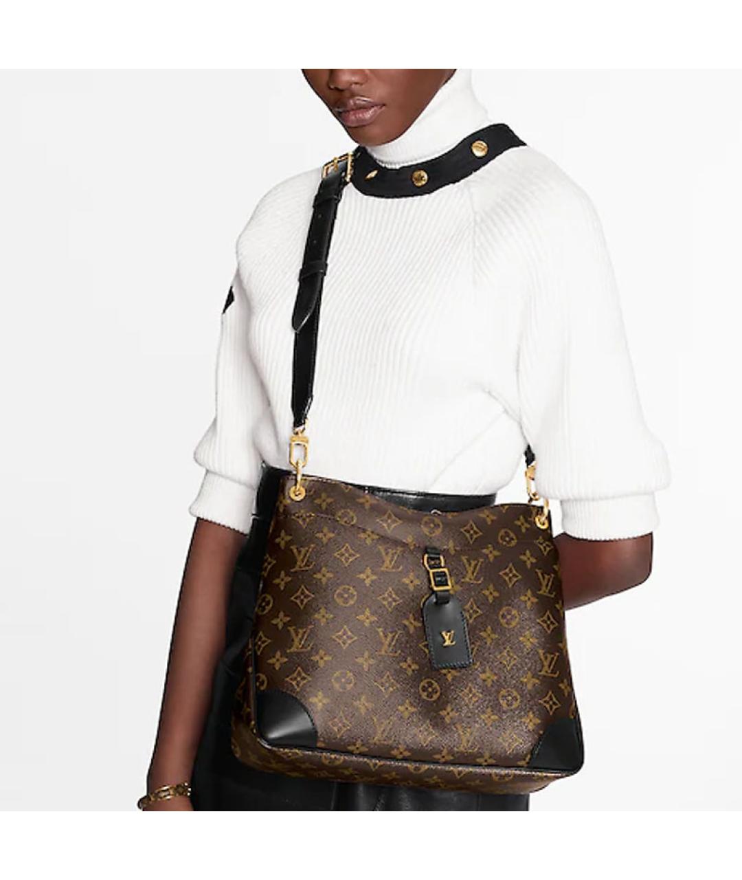 LOUIS VUITTON Коричневая сумка через плечо, фото 6