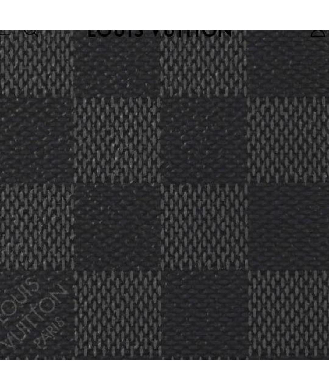 LOUIS VUITTON Антрацитовый кошелек, фото 4