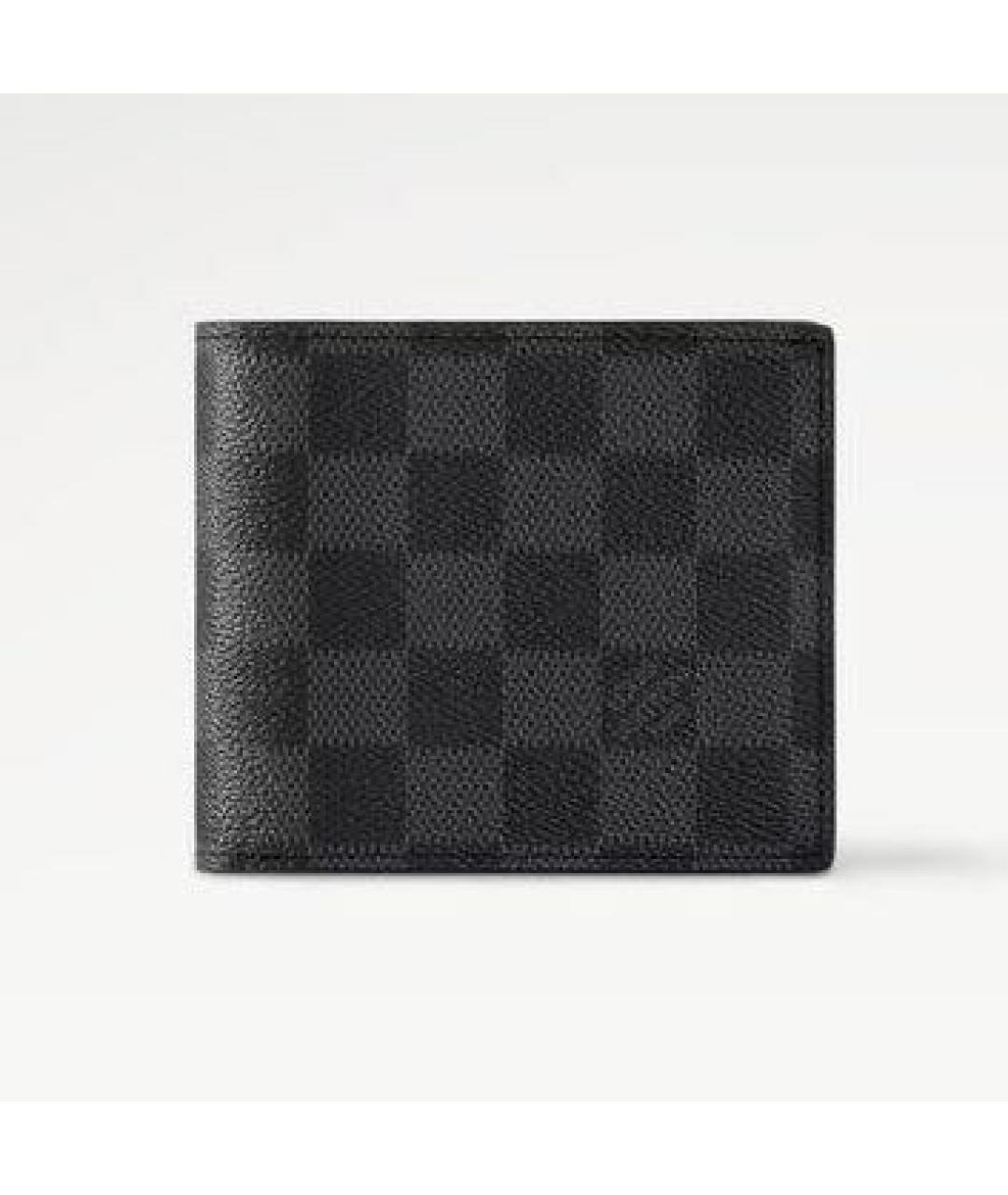 LOUIS VUITTON Антрацитовый кошелек, фото 8