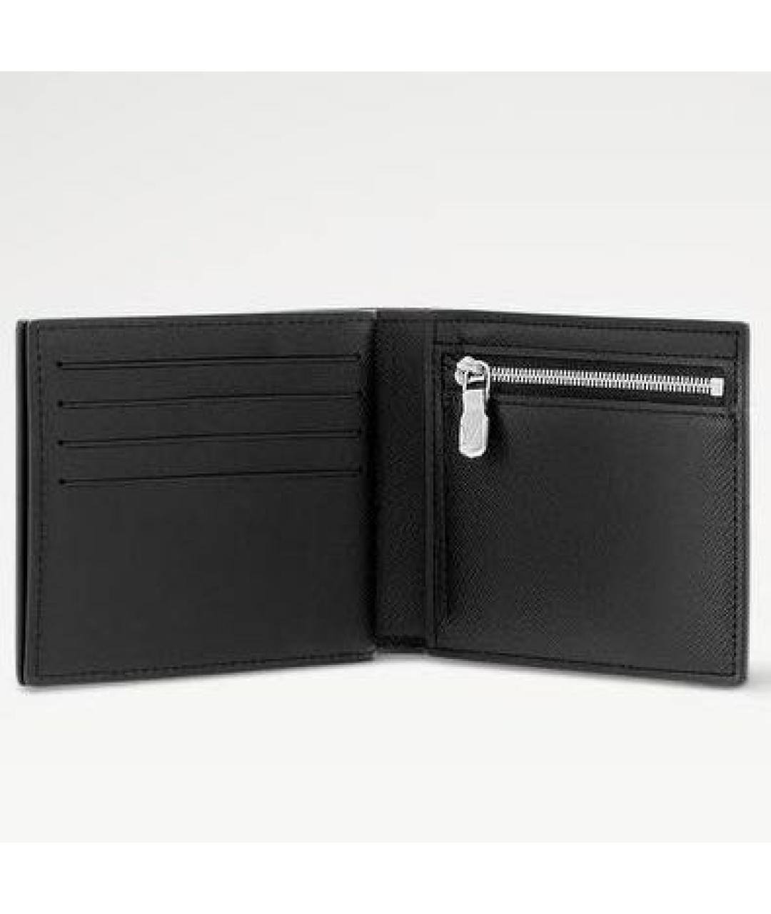 LOUIS VUITTON Антрацитовый кошелек, фото 3