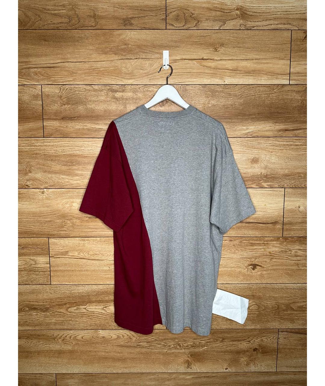 VETEMENTS Мульти хлопковая футболка, фото 2