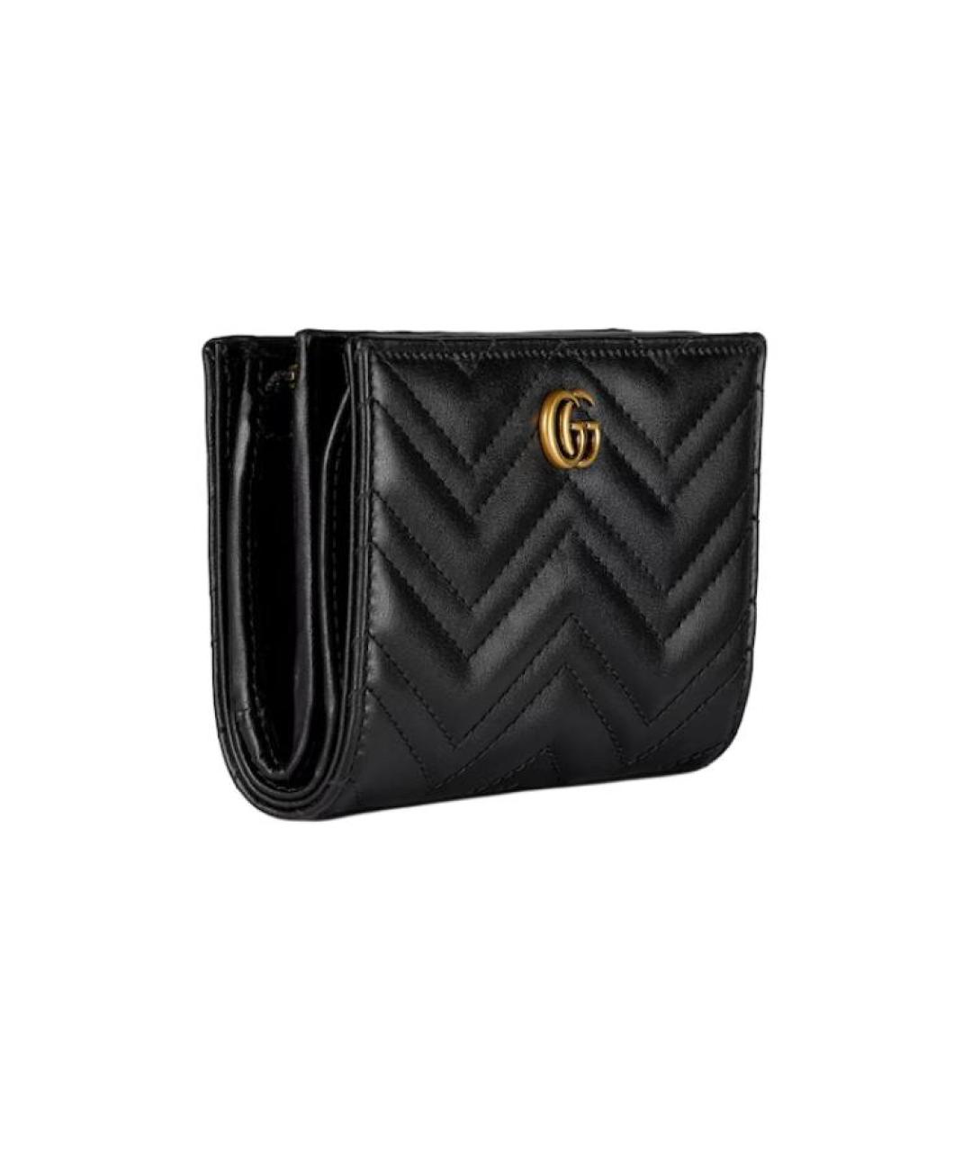 GUCCI Черный кожаный кошелек, фото 2