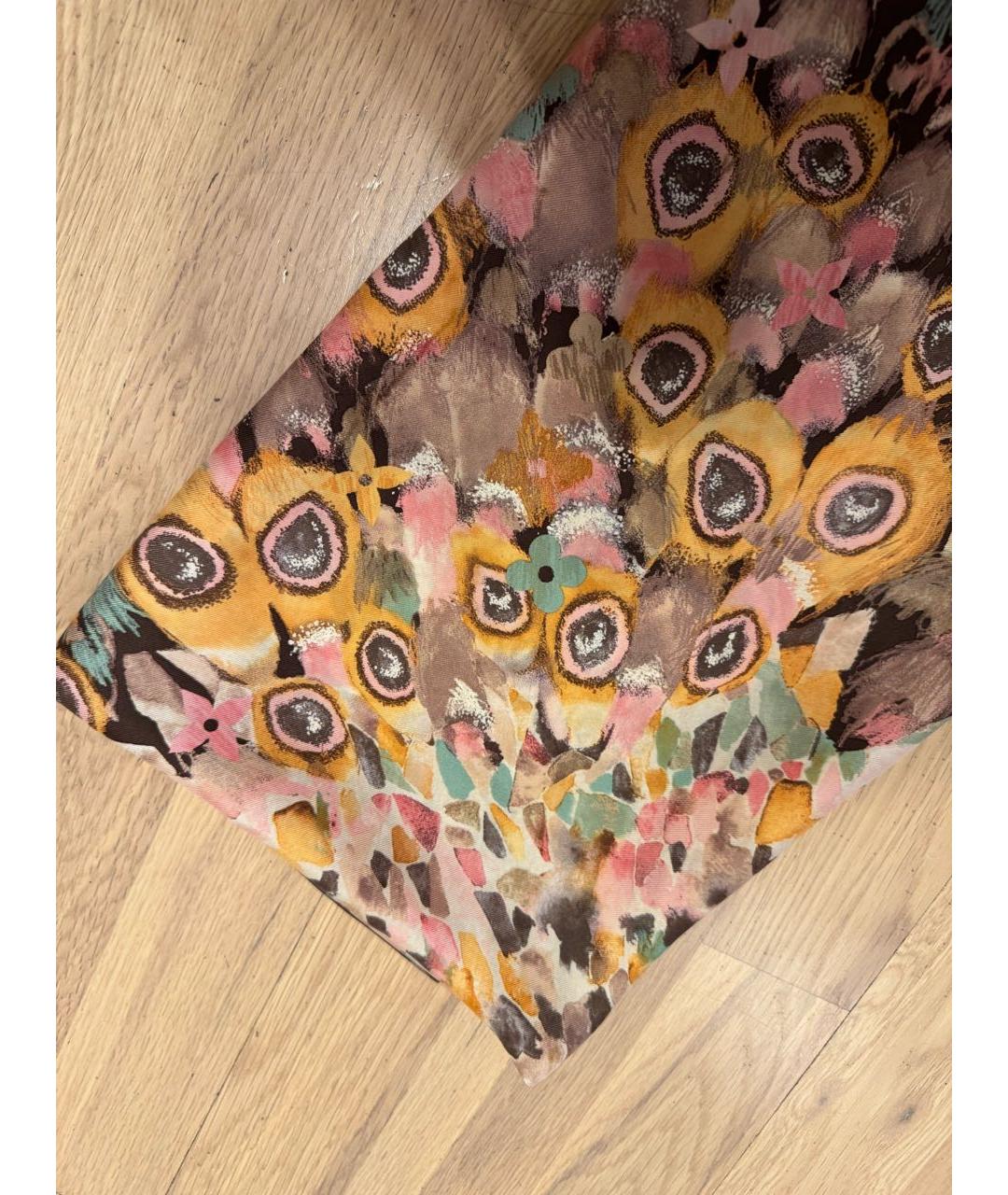 LOUIS VUITTON Мульти шелковый платок, фото 2