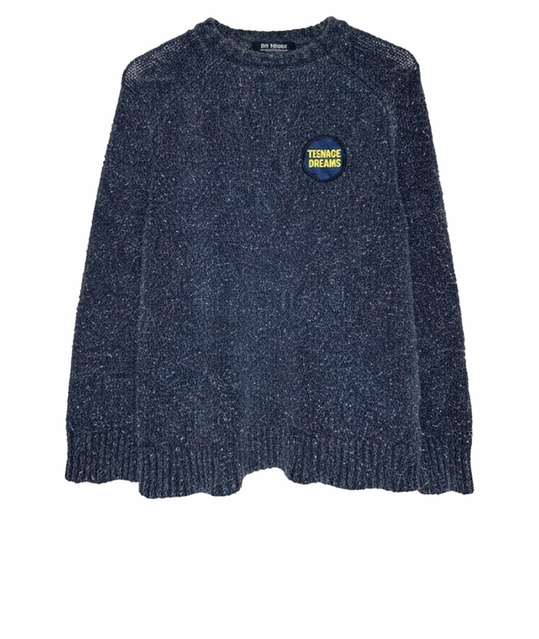 RAF SIMONS Антрацитовый полиэстеровый джемпер / свитер, фото 1