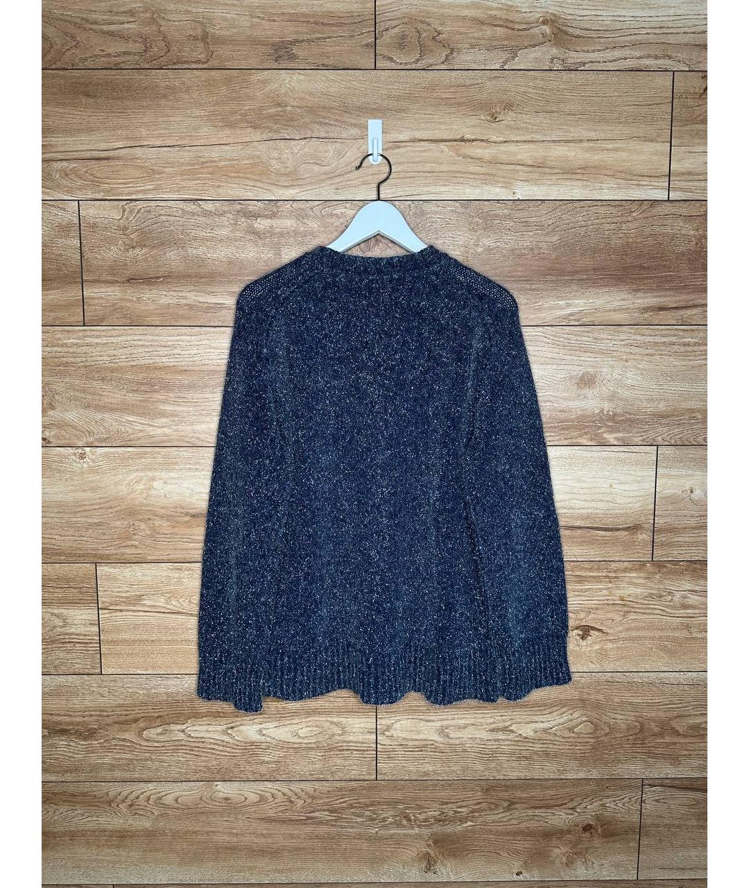 RAF SIMONS Антрацитовый полиэстеровый джемпер / свитер, фото 3