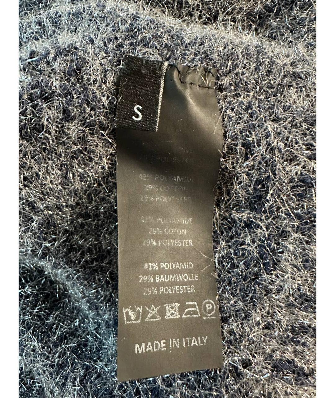 RAF SIMONS Антрацитовый полиэстеровый джемпер / свитер, фото 5