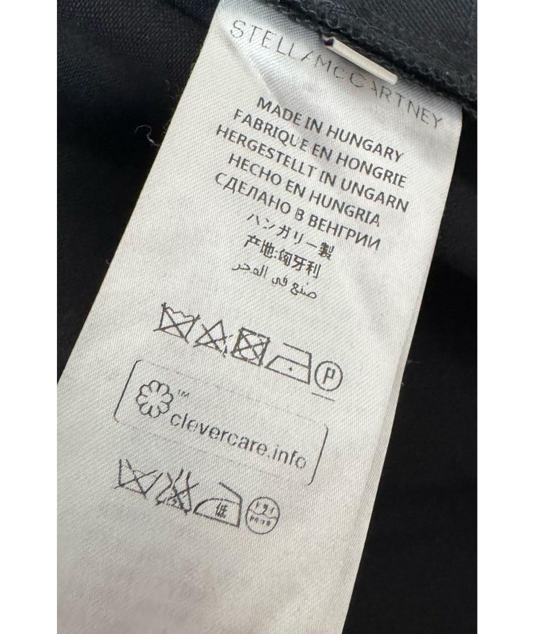 STELLA MCCARTNEY Черные прямые брюки, фото 5