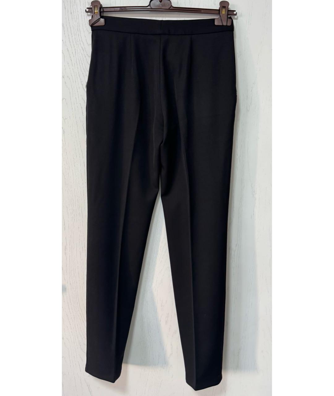 STELLA MCCARTNEY Черные прямые брюки, фото 2