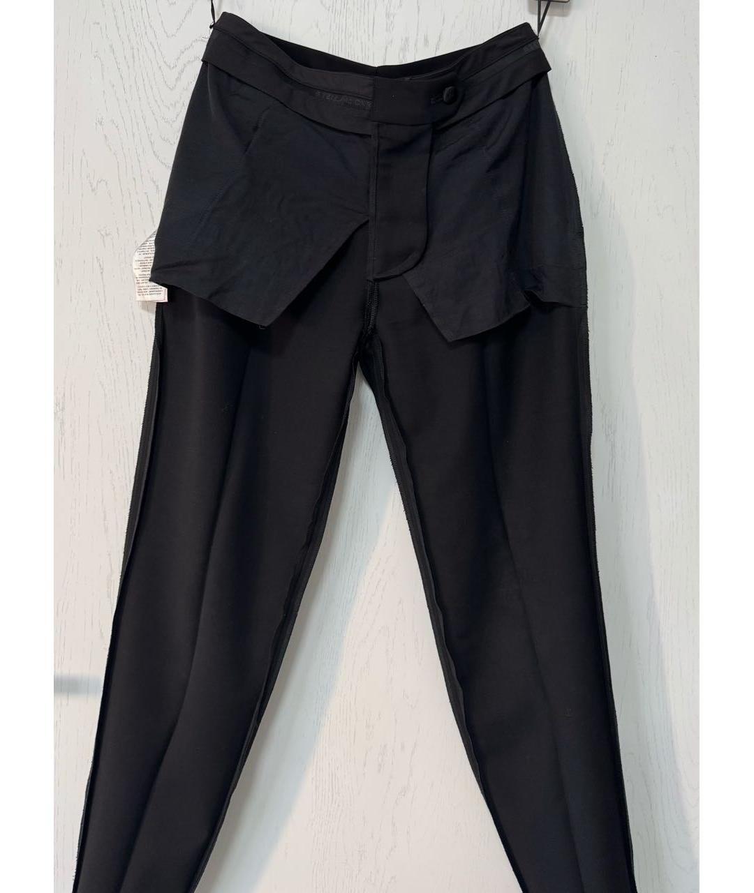STELLA MCCARTNEY Черные прямые брюки, фото 3