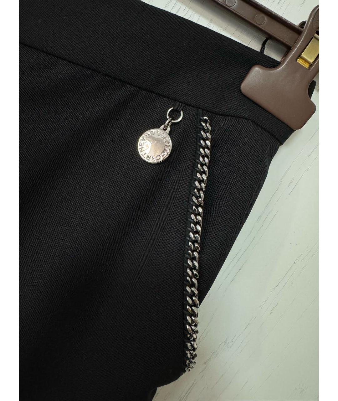 STELLA MCCARTNEY Черные прямые брюки, фото 4