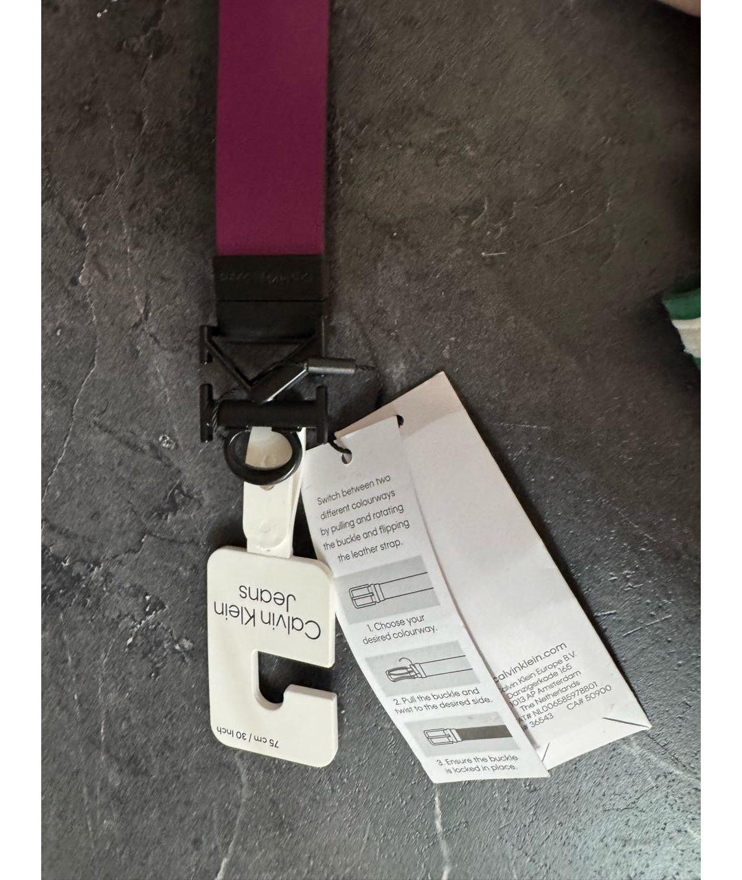 CALVIN KLEIN Мульти кожаный ремень, фото 2