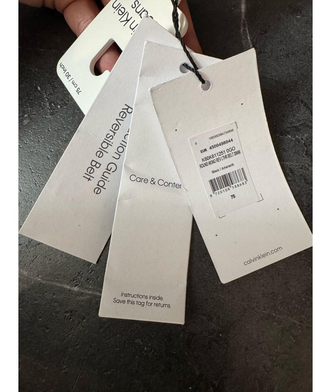 CALVIN KLEIN Мульти кожаный ремень, фото 4