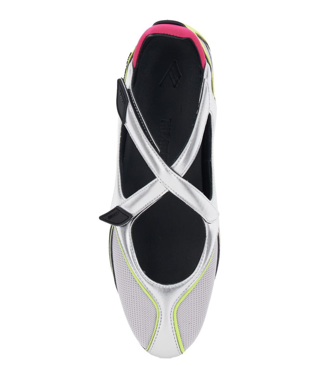 THE ATTICO Мульти синтетические балетки, фото 4