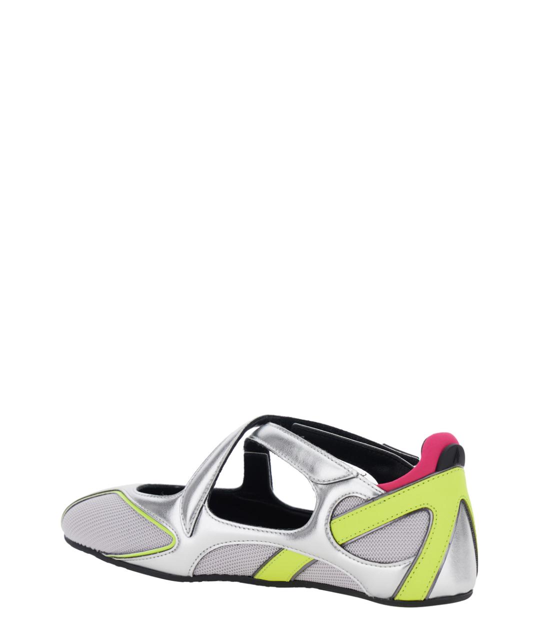 THE ATTICO Мульти синтетические балетки, фото 3