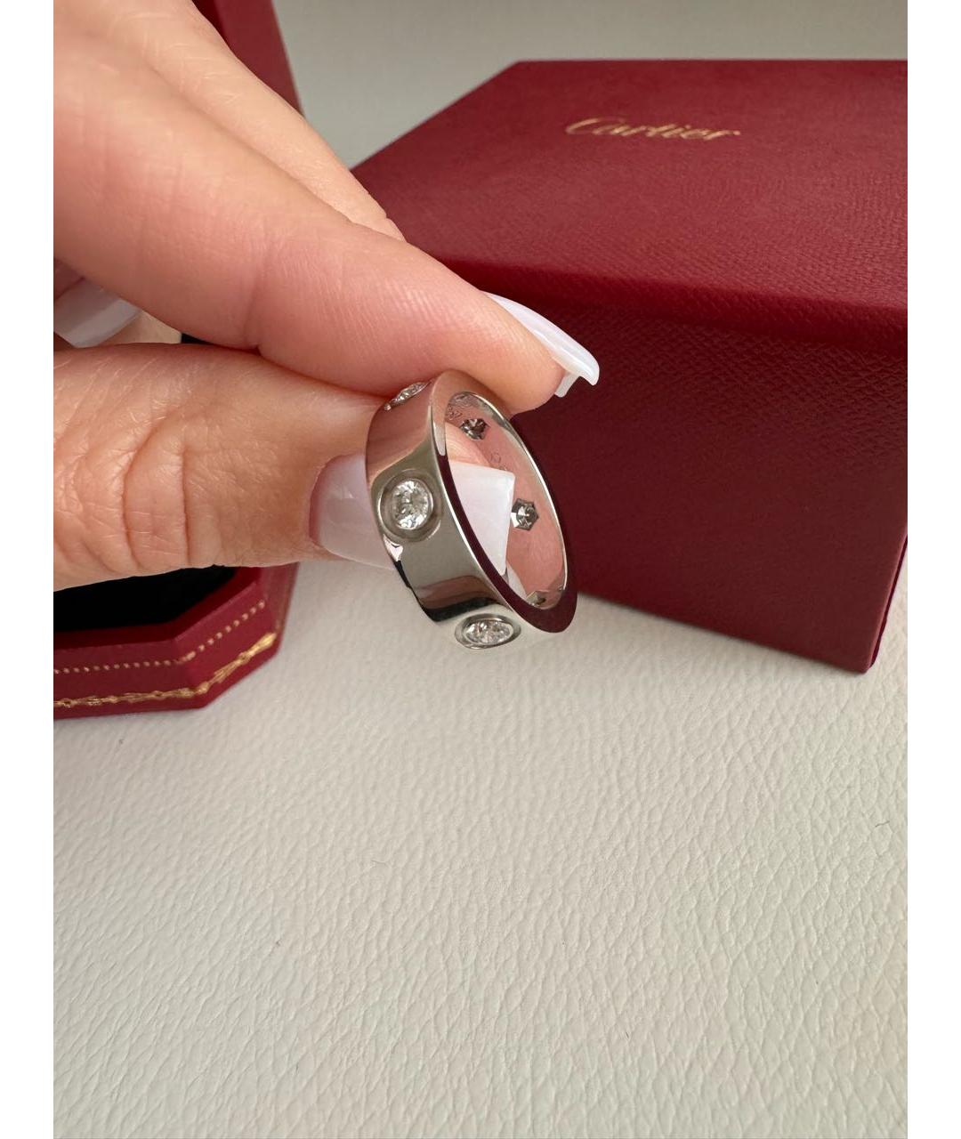 CARTIER Серебряное кольцо из белого золота, фото 4