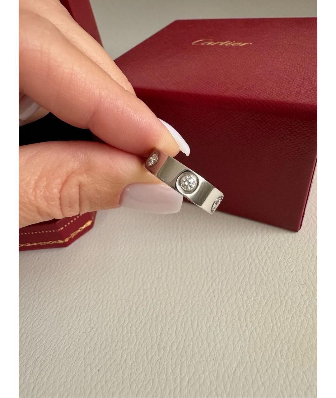 CARTIER Серебряное кольцо из белого золота, фото 3