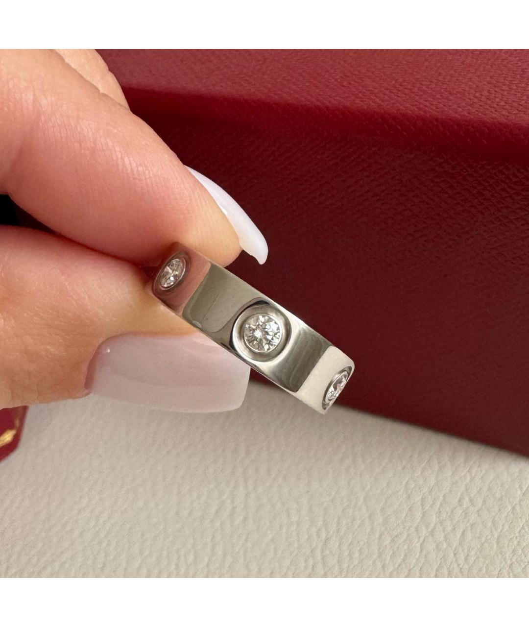 CARTIER Серебряное кольцо из белого золота, фото 2
