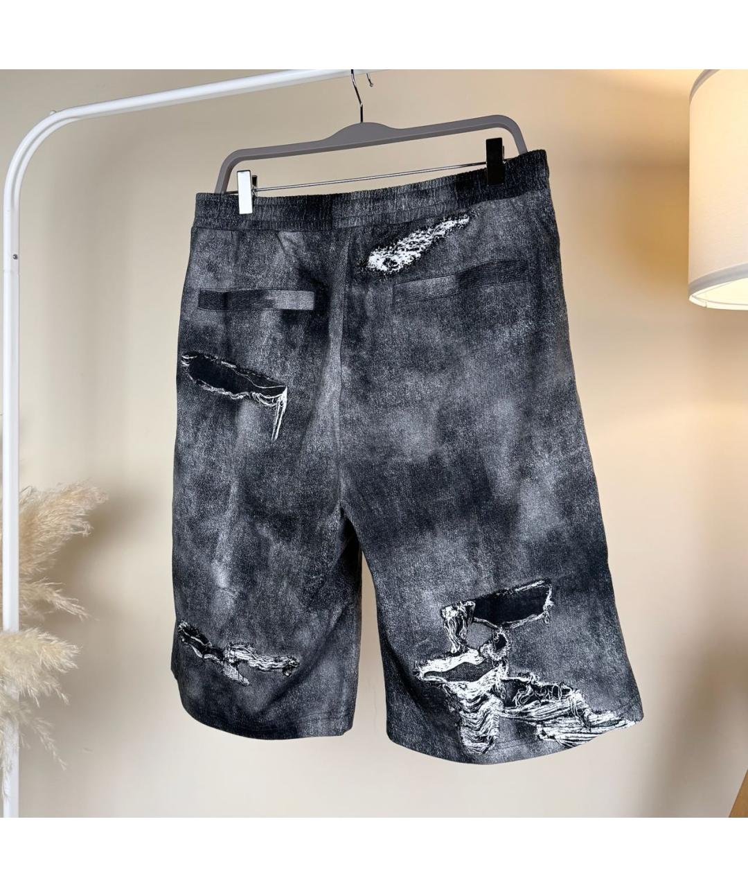 DIESEL Антрацитовые хлопковые шорты, фото 4