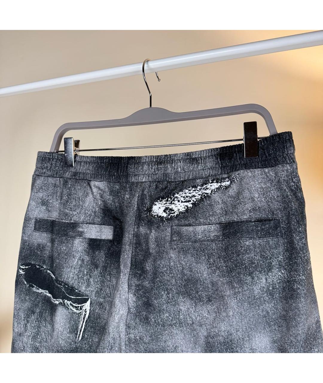 DIESEL Антрацитовые хлопковые шорты, фото 7