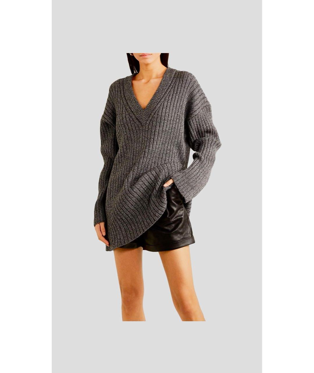 ALEXANDER WANG Антрацитовый вискозный джемпер / свитер, фото 5