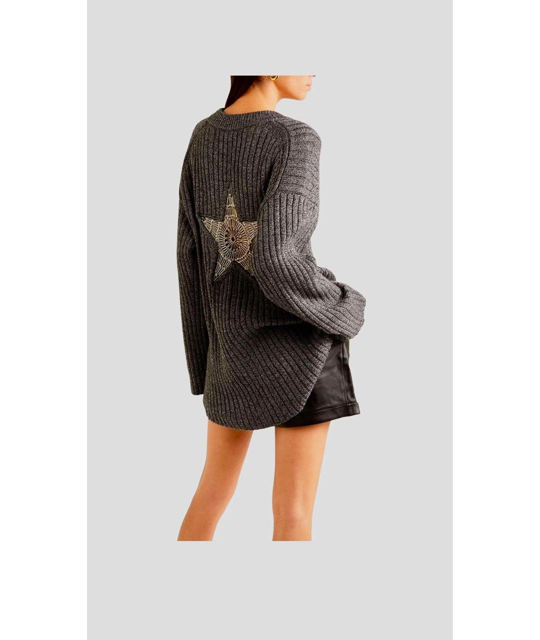 ALEXANDER WANG Антрацитовый вискозный джемпер / свитер, фото 2