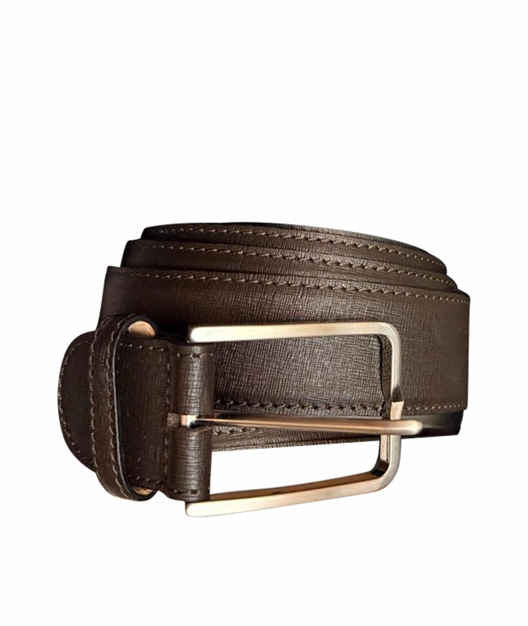 Castello d'Oro Коричневый кожаный ремень, фото 1