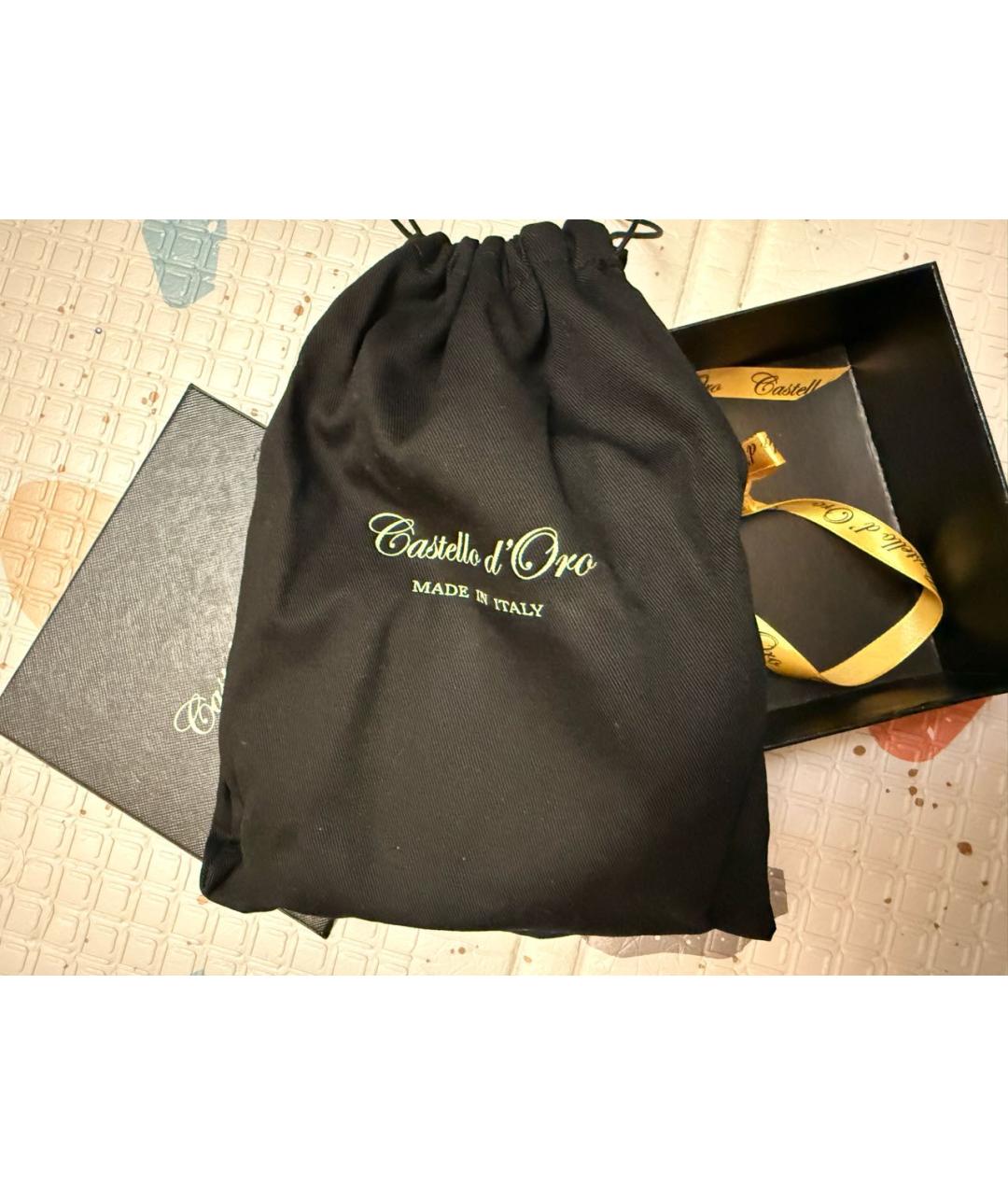 Castello d'Oro Коричневый кожаный ремень, фото 3