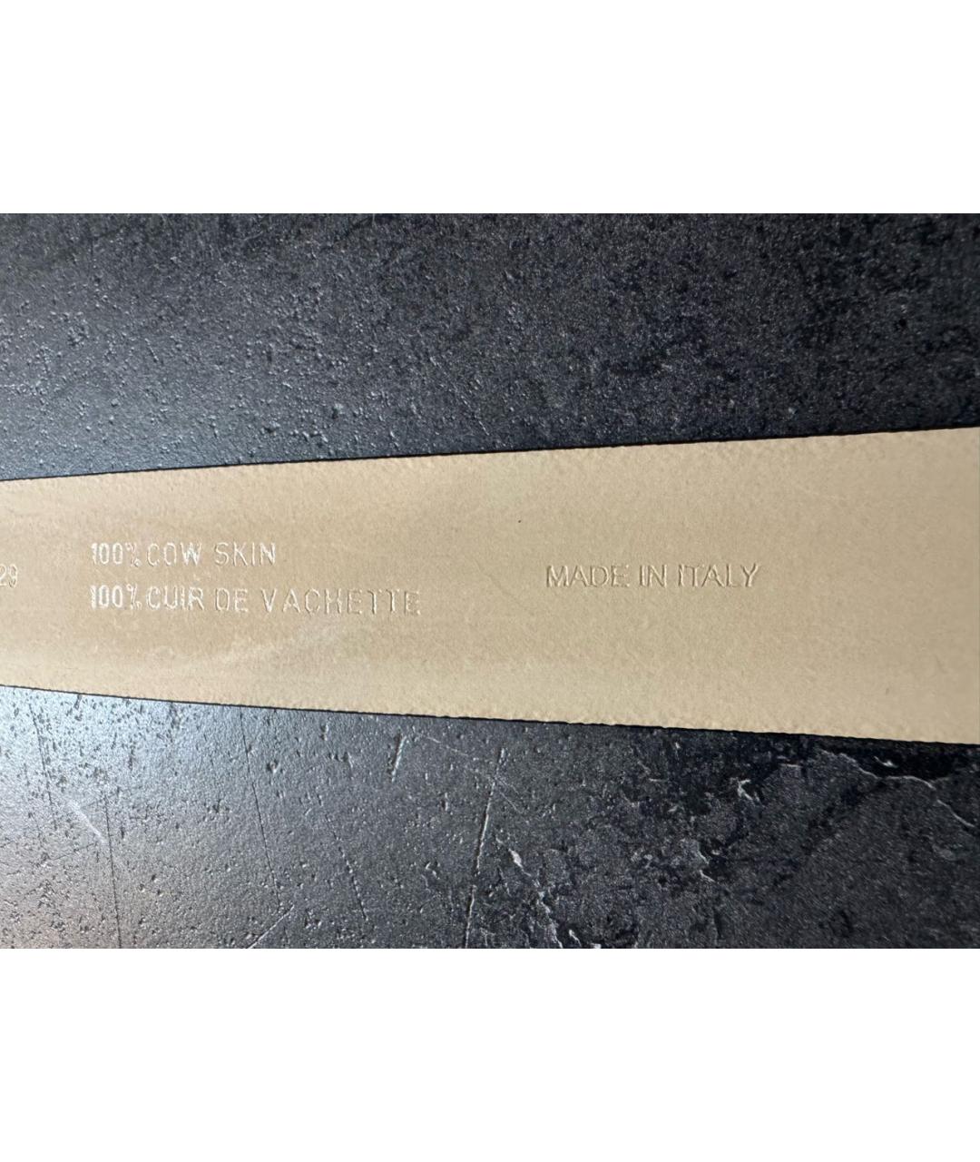 HUGO Черный кожаный ремень, фото 8