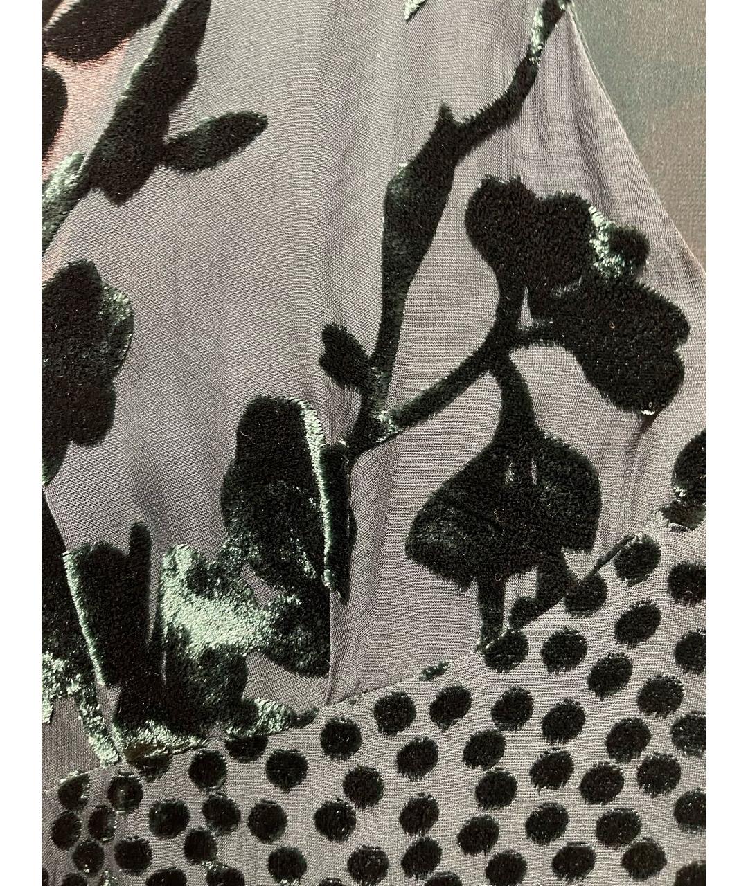 P.A.R.O.S.H. Зеленые шифоновое повседневное платье, фото 4