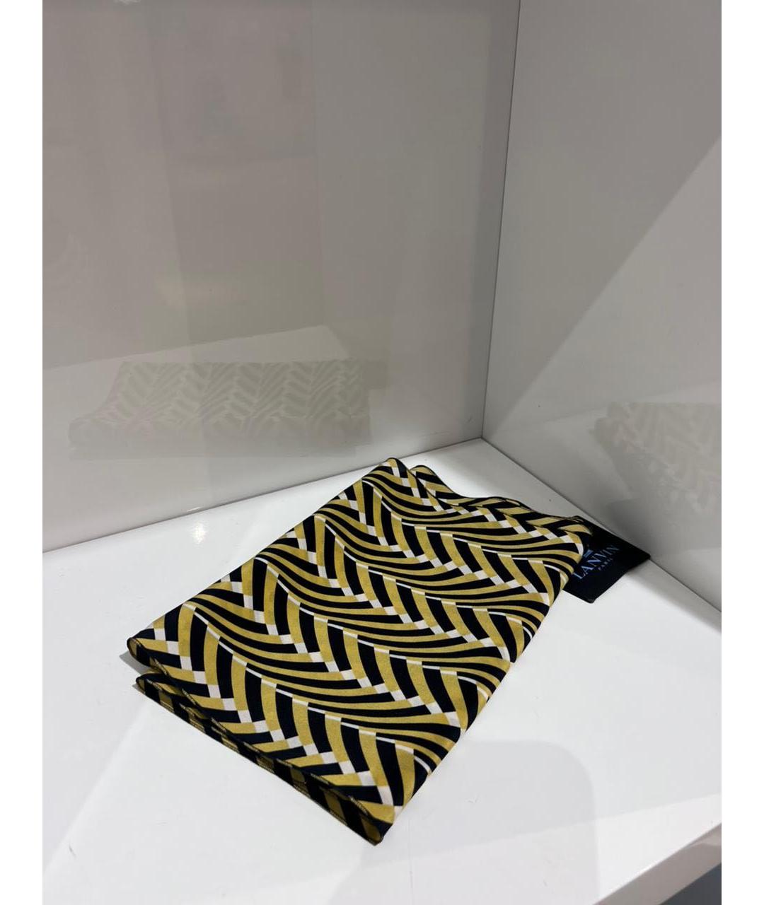 LANVIN Желтый платок, фото 2