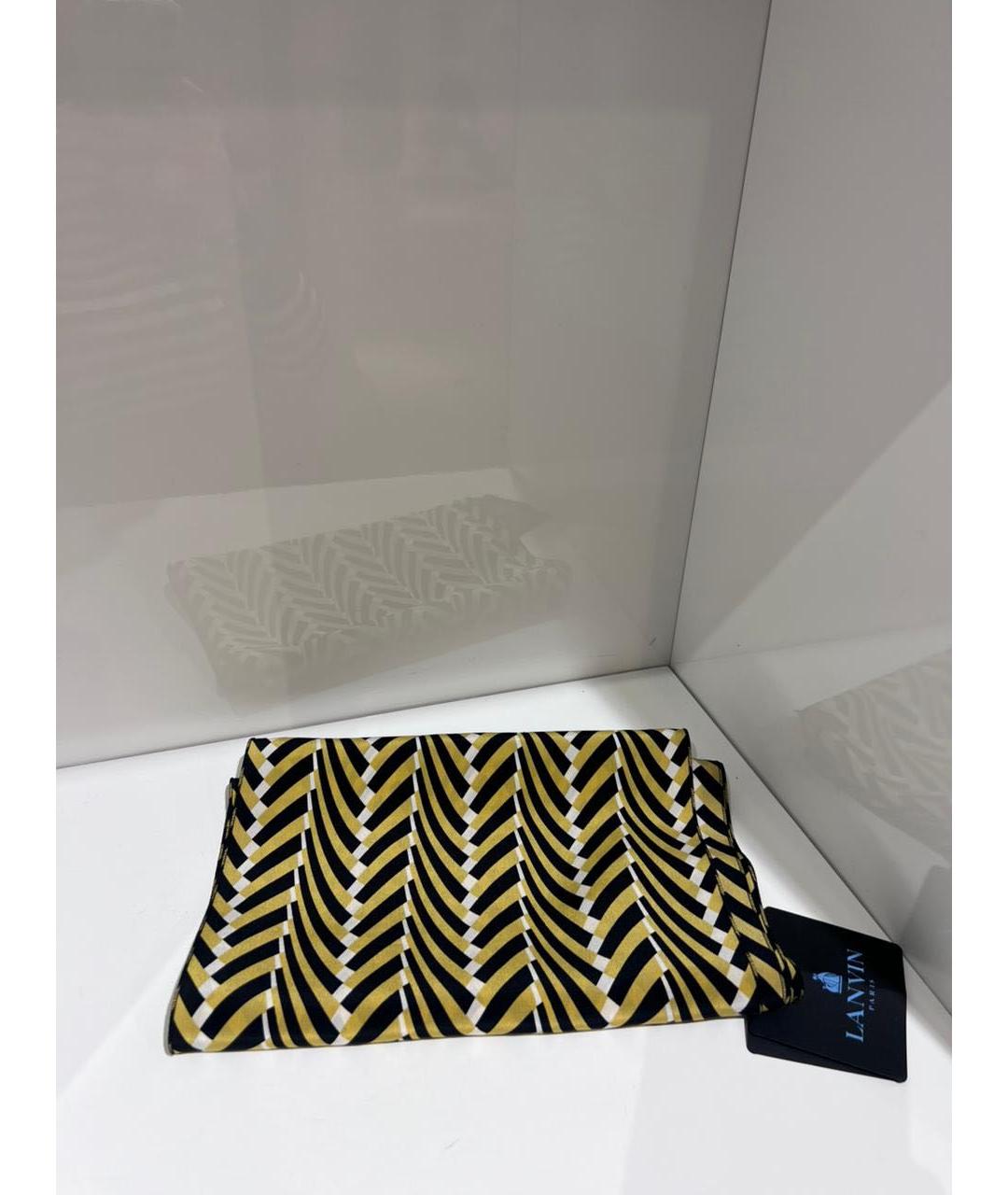 LANVIN Желтый платок, фото 3