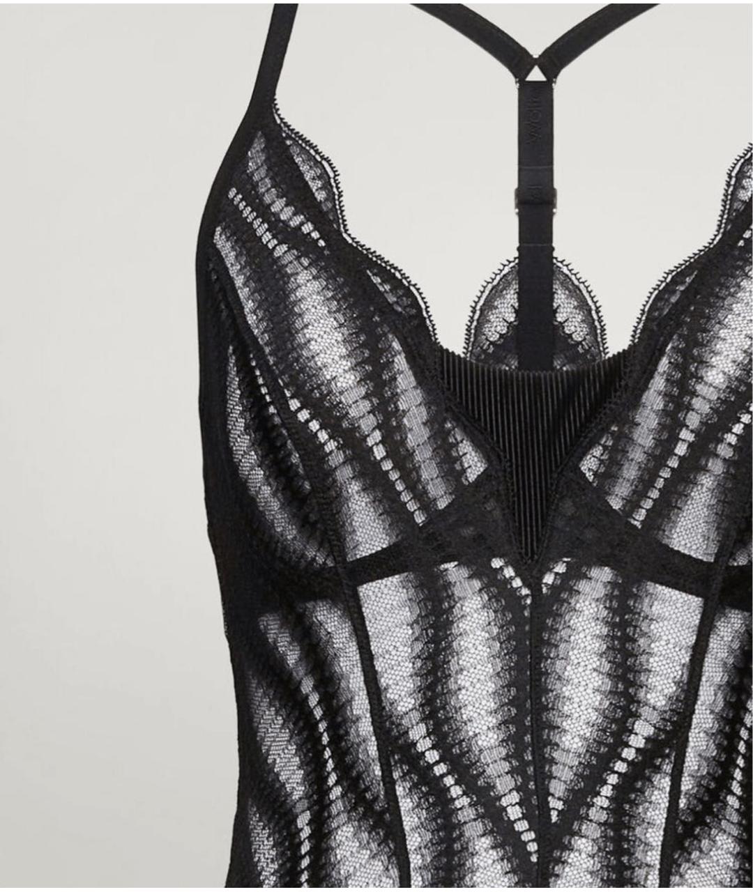 WOLFORD Черное полиамидовое боди, фото 3