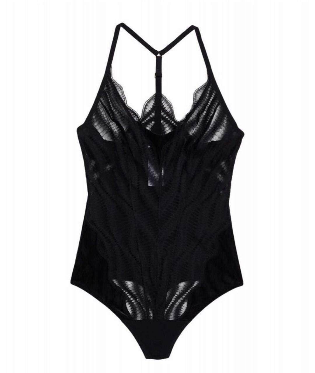 WOLFORD Черное полиамидовое боди, фото 2