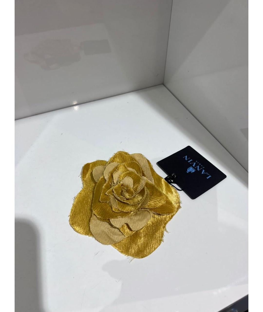 LANVIN Горчичная булавка / брошь, фото 2