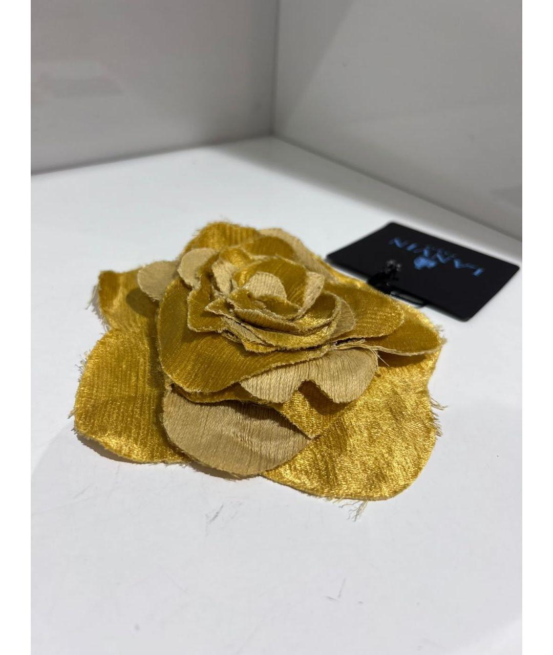 LANVIN Горчичная булавка / брошь, фото 4