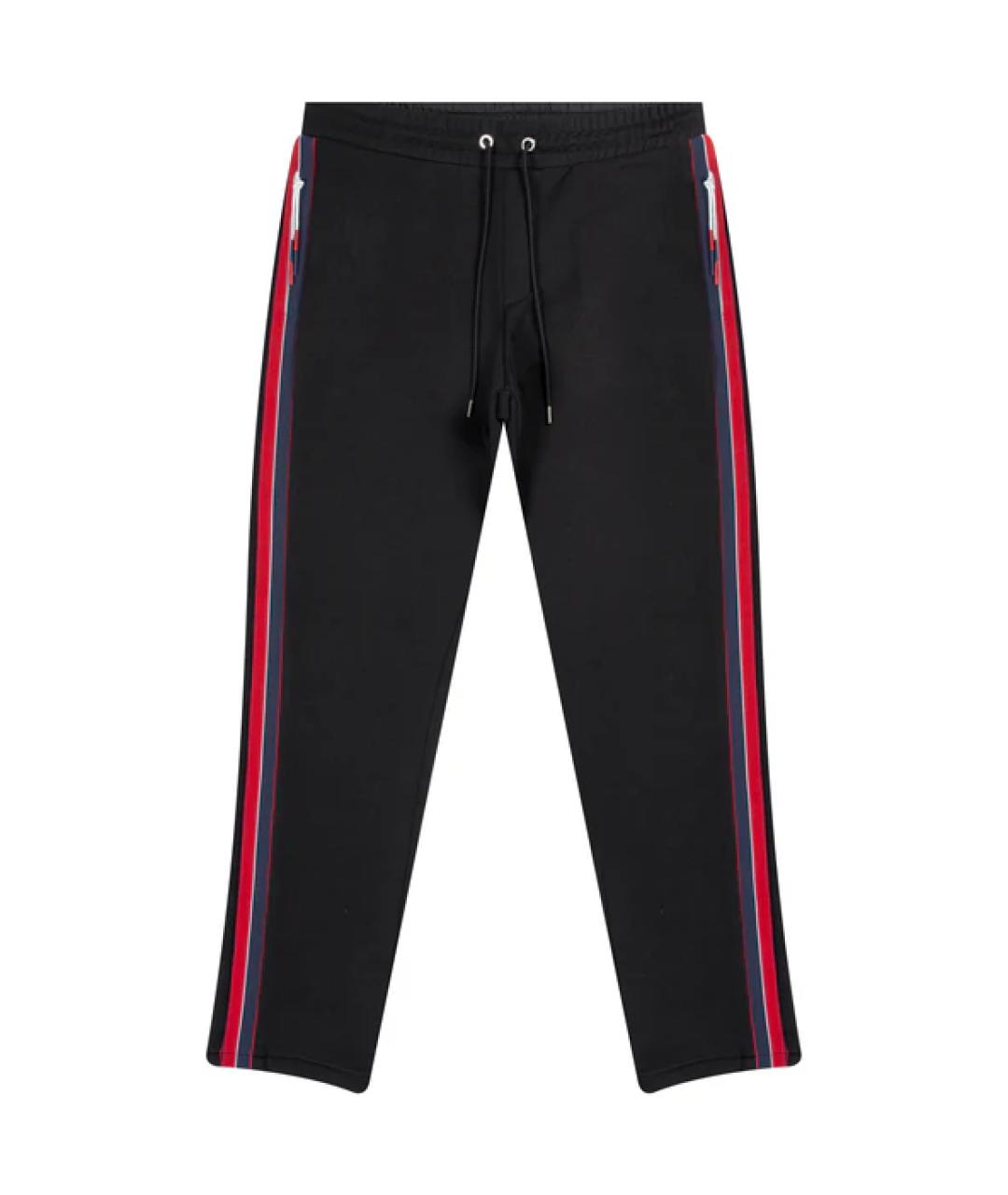 MONCLER Черные повседневные брюки, фото 1